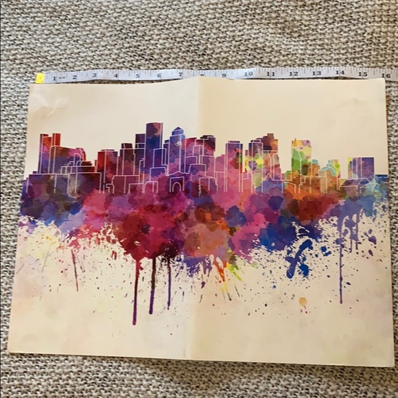 Philadelphia Drip Painting Print! - Picture 2 of 3